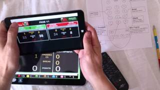 ProScore Remote Control Multiple Tablet Integration with online Database SQL DB 1