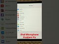 iPad Microphone Problem Fix, Change Microphone Permission For Your App