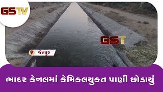 Jetpur : ભાદર કેનાલમાં કેમિકલયુક્ત પાણી છોડાયું | Gstv Gujarati News