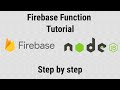How to deploy NodeJS application on Firebase | Firebase Functions NodeJS Tutorial | GCP Firebase