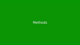 Chapter 6: Methods (the fundamentals)