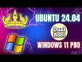 How to Dual Boot Ubuntu 24.04 LTS and Windows 11/10  **New Guide**