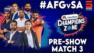 Afghanistan vs South Africa | (Pre-Match Show) Expert Analysis | Allied Bank Champions Zone | M3K1K