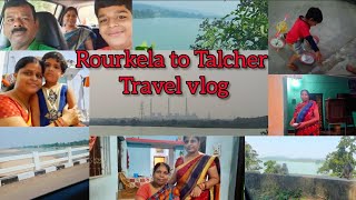 Rourkela to talcher travel vlog  Full enjoyed...👉 dusshera ବୁଲି ବାହାରିଲୁ  ଦେଢ଼ଶାଶୁ ଘରକୁ👈