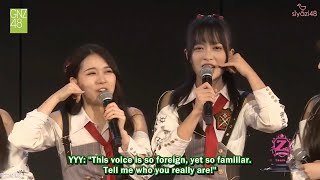 [ENG SUB] Idol Can't Recognize Her Roommate | GNZ48 Team Z LongYuan 龙媛 Long Yirui Yang Yuanyuan