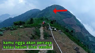 Amazing,, Perjalanan membelah puncak gunung, pemandangannya luar biasa Indah