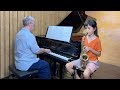 Daddy-Daughter "Pachelbel Canon in D" Saxophone and Piano