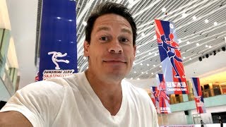 John Cena in China: Ice skating in Yinchuan