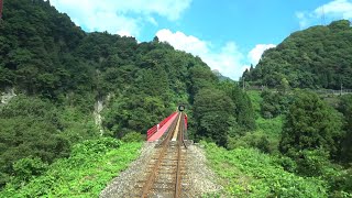 [前面展望]JR西日本九頭竜線(越美北線) 福井-九頭竜湖 [cab view]JR-WEST Kuzuryu Line (Etsumihoku Line) Fukui - Kuzuryuko