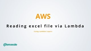 Read excel file from S3 on Lambda Trigger