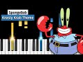 SpongeBob - Krusty Krab Theme - Piano Tutorial