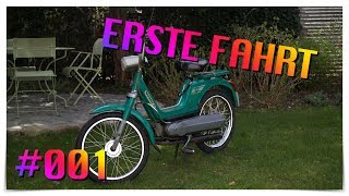 Meine Erste Fahrt auf dem Mofa!!! | Vlog #001