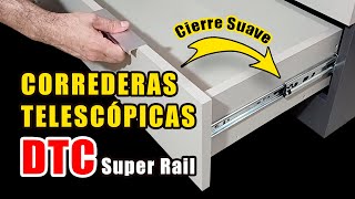 Cómo instalar CORREDERAS Telescópicas FULL EXTENSION para GAVETAS - DTC SUPER RAIL