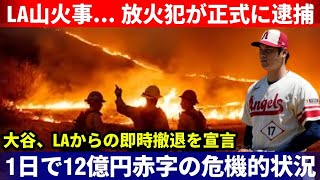 【💥衝撃】ロサンゼルス山火事でDGスタジアム消失‼️大谷翔平「即退団を決断」💬12億円赤字の危機に迫る【海外の反応】