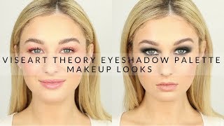 Viseart Theory Eyeshadow Palette Makeup Looks