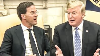 Dutch Prime Minister Smacks Down Idiotic Trump During White House Meeting