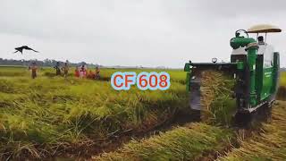 Changfa half feed track Harvester new model #combine #farmer #halffeed