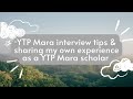 YTP Mara scholarship experience & useful tips | As a YTP Mara Scholar