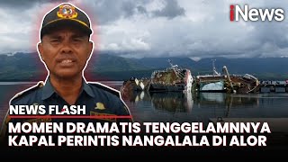 Detik-Detik Kapal Perintis Nangalala Tenggelam di Pelabuhan Dulionong | News Flash