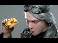 quicksilver eats a biscuit time in a bottle