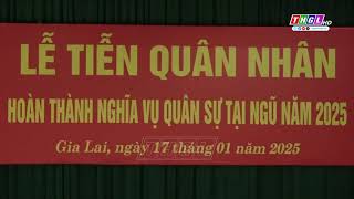 Binh đoàn tổ chức Lễ tiễn quân nhân hoàn thành nghĩa vụ quân sự tại ngũ năm 2025