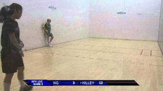 2011 USHA COLLEGIATE NATIONALS PRESENTED BY WPH (4 WALL) WOMEN'S FINALS - HILLEY VS NG