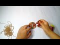 easy way to make swastika rakhi at home with mauli making mauli rakhi rakhi design 2019.