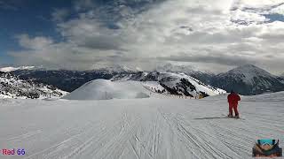 Mayrhofen Tirol 1.3.2020: Non-Stop nimble and fast driving. Red 66 * 2415m/1624m (150er Tux)