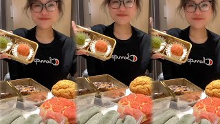 Mukbang food challeng new 2024 with real sound 2024 #d9mukbang #mukbang