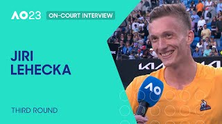 Jiri Lehecka On-Court Interview | Australian Open 2023 Third Round