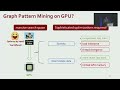 osdi 22 efficient and scalable graph pattern mining on gpus