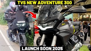 TVS New 300cc Adventure Bike Cooming Soon in India | On-road Price \u0026 Launch Date? TVS 300cc ADV Bike