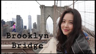 Walk across the Brooklyn Bridge to Dumbo