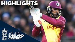 Huge Hitting From Gayle And Hales In Durham | England v West Indies IT20 2017 - Highlights
