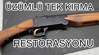 Üzümlü tek kırma restorasyon