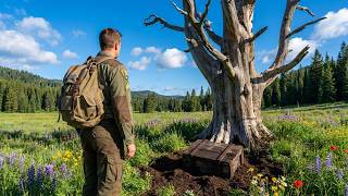 While Inspecting an Old Hanging Tree, Ranger Discovered a Buried Crate Holding an Incredible Secret