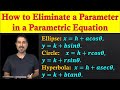 How to Eliminate a Parameter in a Parametric Equation -  Part 1