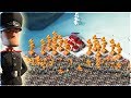 Attacking CRAZY NPC Base Builder Bases!! Boom Beach ALL Riflemen Spam!