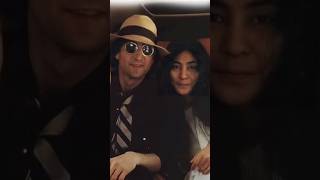 John Lennon & Yoko Ono times together #johnlennon #yokoono #rock #couples #marriedlife #the70s