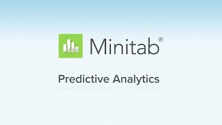 Minitab Predictive Analytics - Machine Learning for Everyone