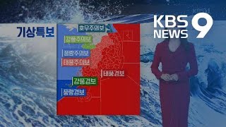 [날씨] 태풍 ‘타파’ 영향으로 밤새 영동 강원 많은 비 / KBS뉴스(News)