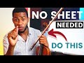 How To Play Somewhere Over The Rainbow On Violin  *FOR BEGINNERS*