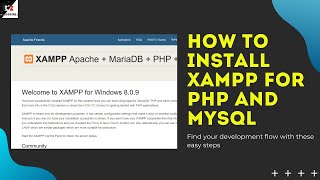 How to install and set up xampp for PHP, PHPMyAdmin, MySQL | Server-side programming with PHP, MySQL