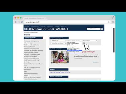 Why is the Occupational Outlook Handbook a credible source?