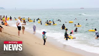 Beaches in S. Korea open for visitors starting with Gyeongpo in Gangneung, Gangwon-do Province