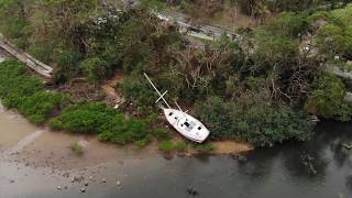 山竹過後的白沙灣 Hebe Haven after typhoon Mangkhut