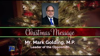 Leader of the Opposition Mark Golding's Christmas Message