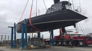 YACHT REFIT: Whitbread Ocean80 keel fitting