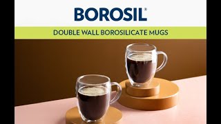 Double Wall Glass Mugs with Handle | Best Coffee \u0026 Tea Mugs | Borosil