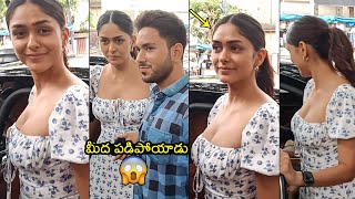 రేయ్ ఏం చేస్తున్నావ్ రా 😱 : Boy SH0CKING Behaviour With Mrunal Thakur | Mrunal Thakur Latest Video